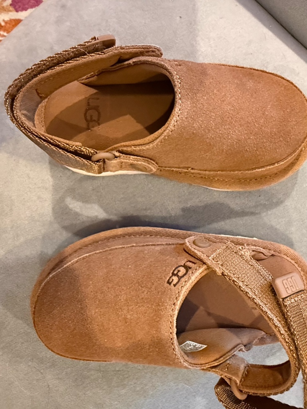 UGG kids Goldenstar clogs chestnut brown size 8 - Picture 5 of 5